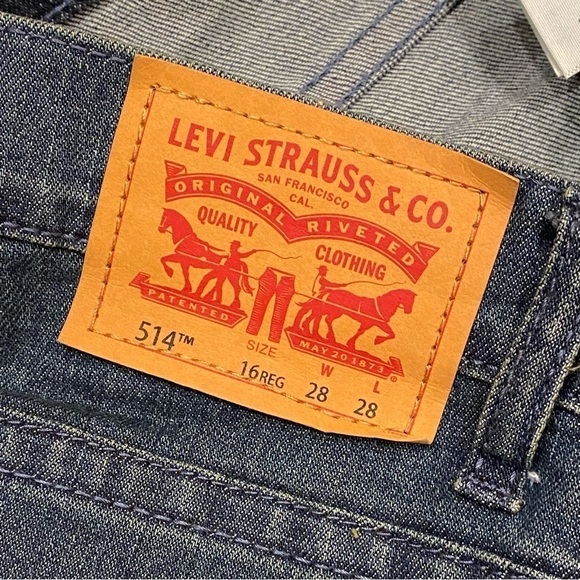 Levi’s 514 Straight, 16 Regular, 28x28, blue jeans - Picture 12 of 16